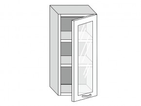 19.40.3 Шкаф настенный (h=913) на 400мм с 1-ой стекл. дверцей в Талице - talica.magazinmebel.ru | фото