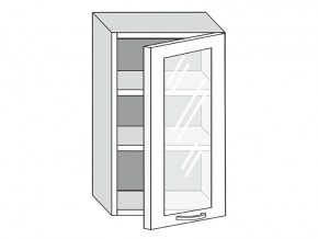 19.50.3 Шкаф настенный (h=913) на 500мм с 1-ой стекл. дверцей в Талице - talica.magazinmebel.ru | фото