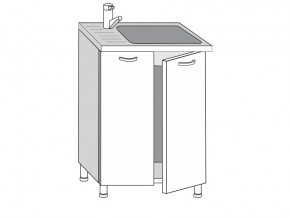 2.60.2м Шкаф-стол на 600мм под врезную мойку с 2-мя дверцами в Талице - talica.magazinmebel.ru | фото