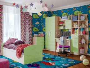 Детская комната Юниор-2 Салатовый в Талице - talica.magazinmebel.ru | фото