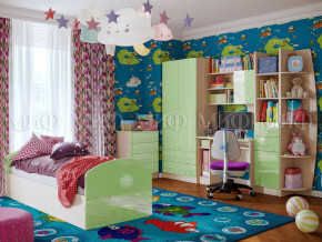 Детская комната Юниор-2 Салатовый металлик в Талице - talica.magazinmebel.ru | фото