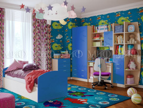 Детская комната Юниор-2 Синий в Талице - talica.magazinmebel.ru | фото