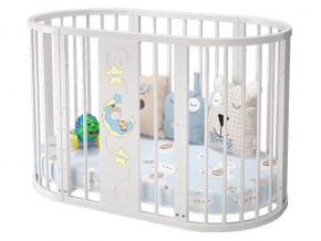 Детская кроватка белая Эстель в Талице - talica.magazinmebel.ru | фото