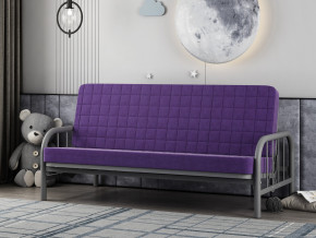 Диван-кровать Мадлен 4 Серый-Фиолетовый в Талице - talica.magazinmebel.ru | фото
