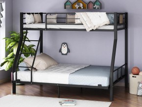 Двухъярусная кровать Гранада-1 140 черный в Талице - talica.magazinmebel.ru | фото