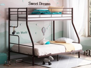 Двухъярусная кровать Гранада-3 140 коричневый в Талице - talica.magazinmebel.ru | фото