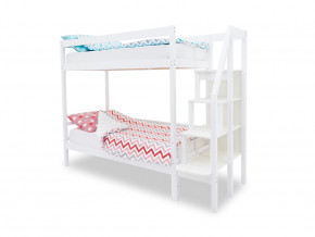 Двухъярусная кровать Svogen белый в Талице - talica.magazinmebel.ru | фото