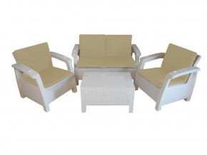 Комплект уличной мебели Yalta Premium Terrace Set белый в Талице - talica.magazinmebel.ru | фото