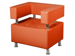 Кресло Борк Кожзам Оранжевый в Талице - talica.magazinmebel.ru | фото