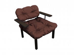Кресло Дачное коричневая подушка в Талице - talica.magazinmebel.ru | фото
