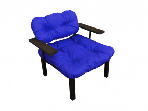 Кресло Дачное синяя подушка в Талице - talica.magazinmebel.ru | фото