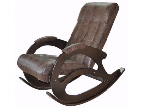 Кресло-качалка К 5/1 коричневый крокодил в Талице - talica.magazinmebel.ru | фото - изображение 1