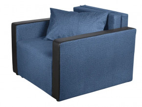 Кресло-кровать Милена с подлокотниками велюр синий в Талице - talica.magazinmebel.ru | фото