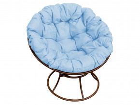 Кресло Папасан без ротанга голубая подушка в Талице - talica.magazinmebel.ru | фото
