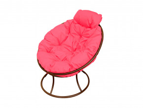 Кресло Папасан мини без ротанга розовая подушка в Талице - talica.magazinmebel.ru | фото