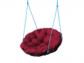 Кресло Папасан подвесное бордовая подушка в Талице - talica.magazinmebel.ru | фото