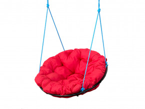 Кресло Папасан подвесное красная подушка в Талице - talica.magazinmebel.ru | фото