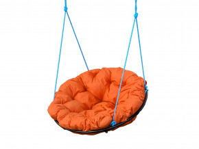Кресло Папасан подвесное оранжевая подушка в Талице - talica.magazinmebel.ru | фото
