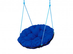 Кресло Папасан подвесное синяя подушка в Талице - talica.magazinmebel.ru | фото