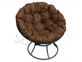 Кресло Папасан пружинка без ротанга коричневая подушка в Талице - talica.magazinmebel.ru | фото