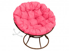 Кресло Папасан пружинка без ротанга розовая подушка в Талице - talica.magazinmebel.ru | фото