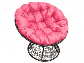 Кресло Папасан с ротангом розовая подушка в Талице - talica.magazinmebel.ru | фото