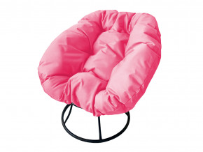 Кресло Пончик без ротанга розовая подушка в Талице - talica.magazinmebel.ru | фото