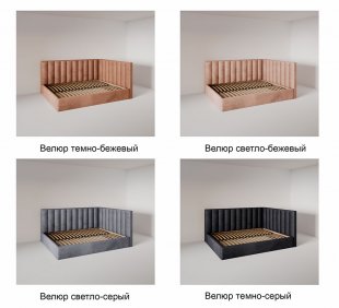 Кровать Вертикаль угловая 0.8 м с ортопедическим основанием в Талице - talica.magazinmebel.ru | фото - изображение 6