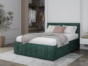 Кровать 1400 Лана зеленый велюр в Талице - talica.magazinmebel.ru | фото