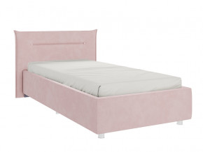 Кровать Альба 900 велюр нежно-розовый в Талице - talica.magazinmebel.ru | фото