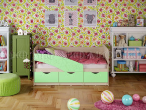 Кровать Бабочки 1600 Салатовый в Талице - talica.magazinmebel.ru | фото