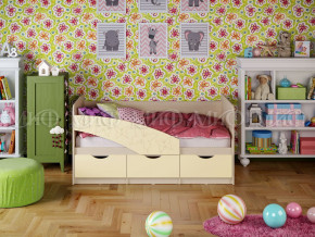 Кровать Бабочки 1600 Ваниль в Талице - talica.magazinmebel.ru | фото