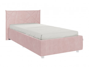Кровать Бест 900 велюр нежно-розовый в Талице - talica.magazinmebel.ru | фото