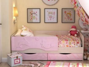 Кровать детская Алиса КР 812 розовая 1600 в Талице - talica.magazinmebel.ru | фото
