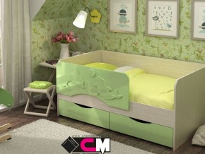Кровать детская Алиса КР 812 зеленая 1600 в Талице - talica.magazinmebel.ru | фото