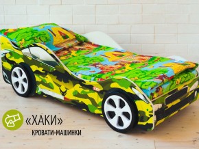 Кровать детская машина Хаки в Талице - talica.magazinmebel.ru | фото - изображение 2