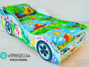 Кровать детская машинка Принцесса в Талице - talica.magazinmebel.ru | фото