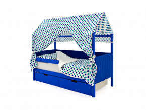 Кровать-домик мягкий Svogen с ящиками и бортиком синий в Талице - talica.magazinmebel.ru | фото - изображение 6