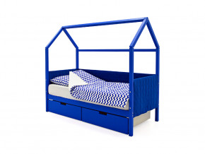 Кровать-домик мягкий Svogen с ящиками синий в Талице - talica.magazinmebel.ru | фото