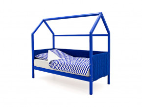Кровать-домик мягкий Svogen синий в Талице - talica.magazinmebel.ru | фото