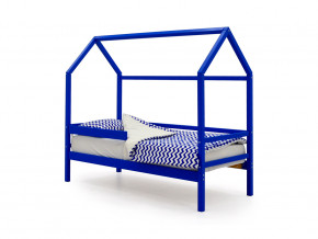 Кровать-домик Svogen с бортиком синий в Талице - talica.magazinmebel.ru | фото
