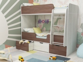 Кровать двухъярусная Малыш двойняшка винтерберг-бодега в Талице - talica.magazinmebel.ru | фото