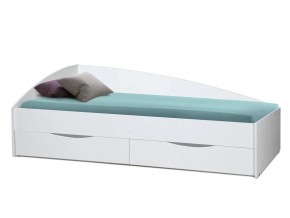 Кровать Фея-3 асимметричная 1900х800 белый в Талице - talica.magazinmebel.ru | фото