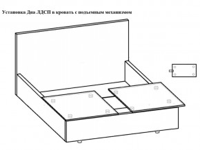Кровать Феодосия норма 160 с механизмом подъема и дном ЛДСП в Талице - talica.magazinmebel.ru | фото - изображение 5