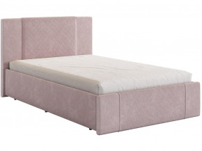 Кровать Хлоя 1200 велюр нежно-розовый в Талице - talica.magazinmebel.ru | фото - изображение 1