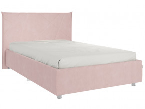 Кровать Квест 1200 велюр нежно-розовый в Талице - talica.magazinmebel.ru | фото