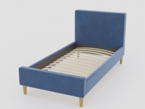 Кровать Линси 900 синий в Талице - talica.magazinmebel.ru | фото