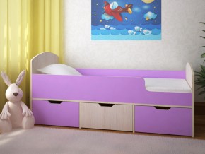 Кровать Малыш Мини Дуб молочный-Ирис в Талице - talica.magazinmebel.ru | фото
