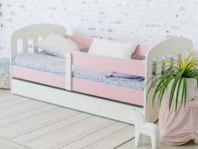 Кровать Малыш с ящиком розовый в Талице - talica.magazinmebel.ru | фото