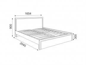 Кровать с основанием Беатрис мод 7 Орех гепланкт в Талице - talica.magazinmebel.ru | фото - изображение 2